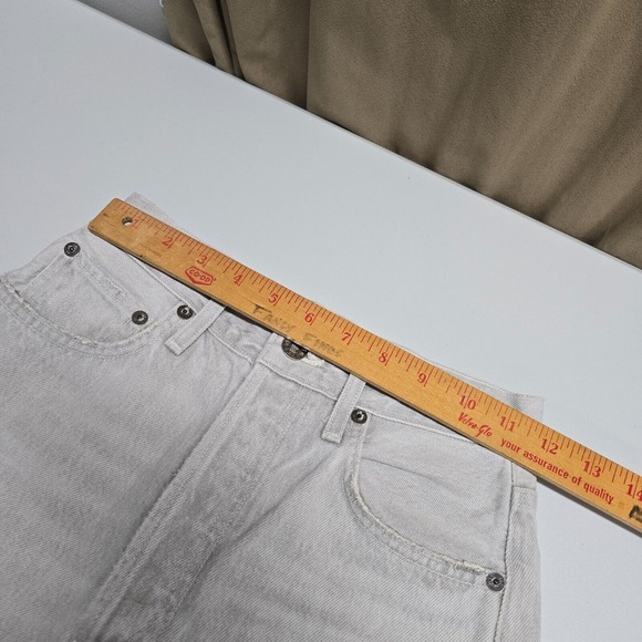 Agolde Jeans Womens 23 Gray Pieced 90s Pinch Waist Organic Cotton READ - Picture 12 of 16